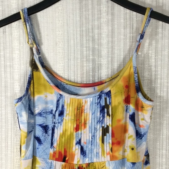 Calvin Klein Big Floral Maxi Sun Dress- Size 10 - Picture 4 of 12